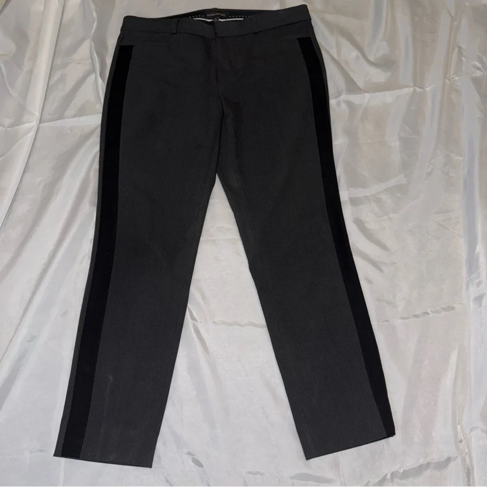 Banana Republic Women’s‎ Corporate Business Pants Dark Gray/Black Stripe